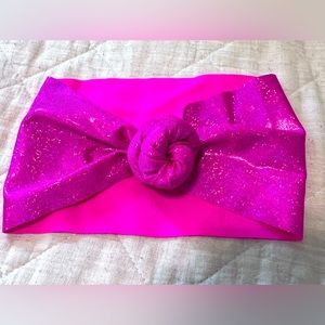 Pink Design Toddler Sized Head Wrap